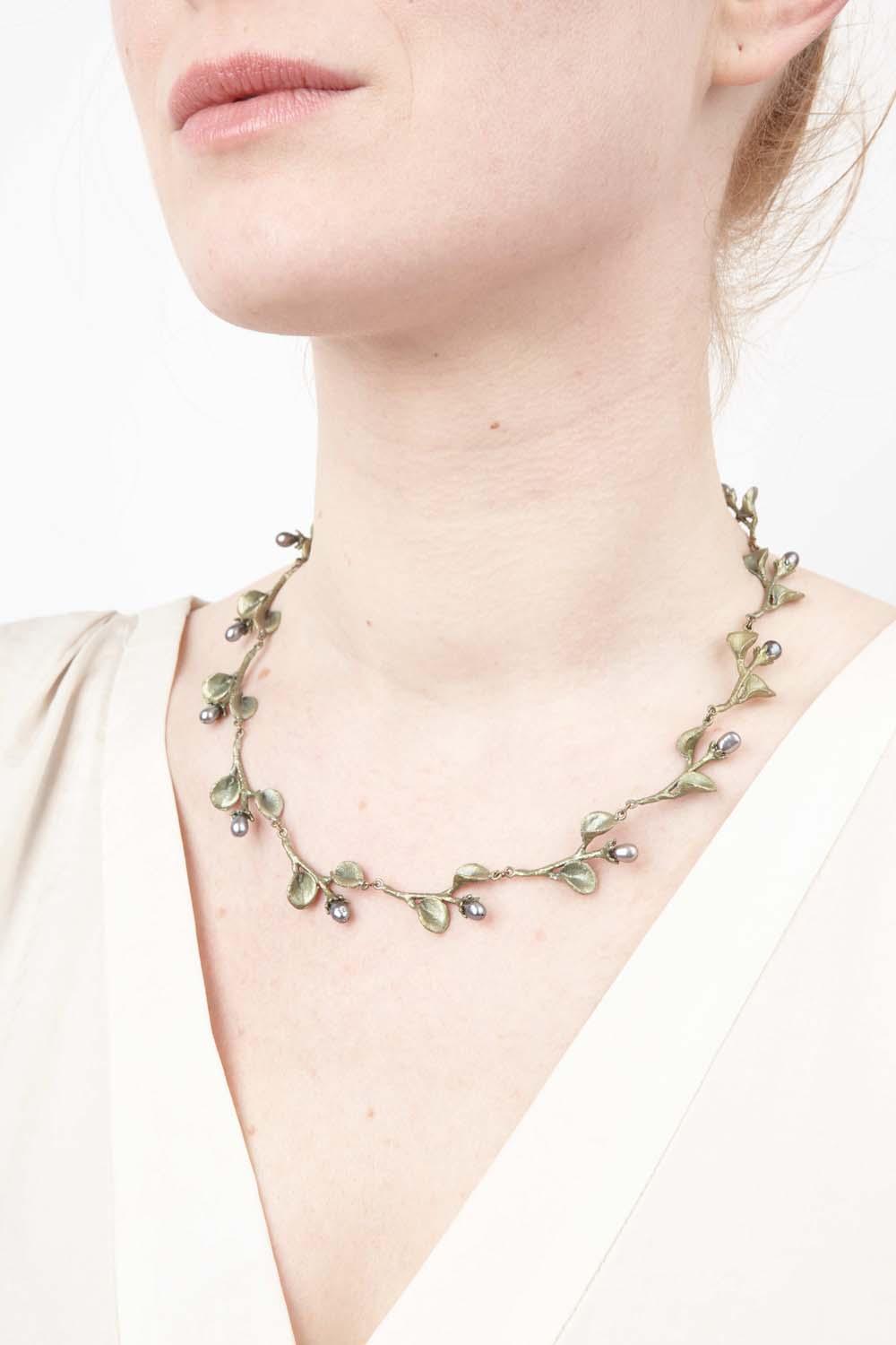 African Violet Necklace - Michael Michaud Jewellery