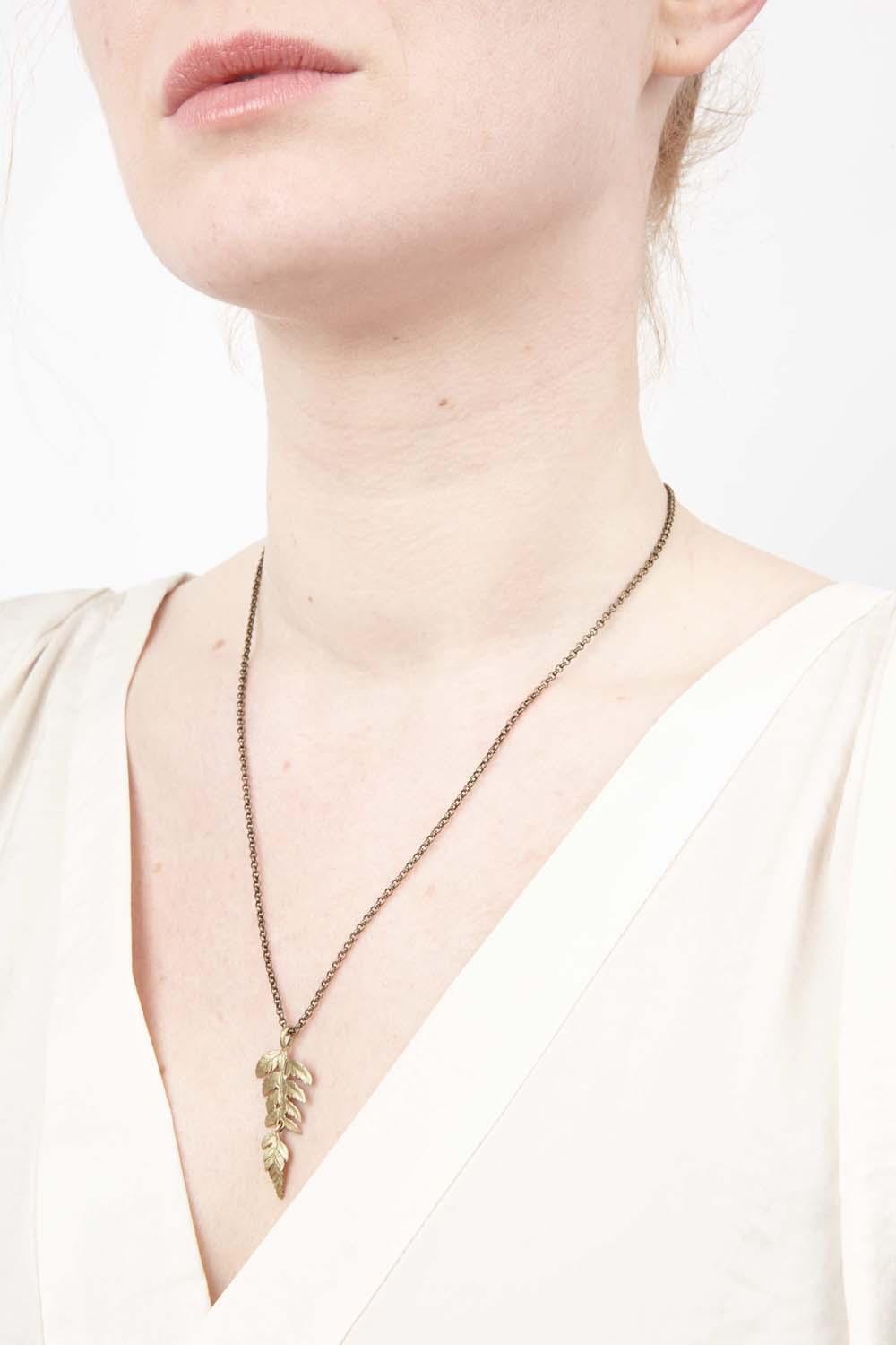 Fern Pendant - Chain - Michael Michaud Jewellery