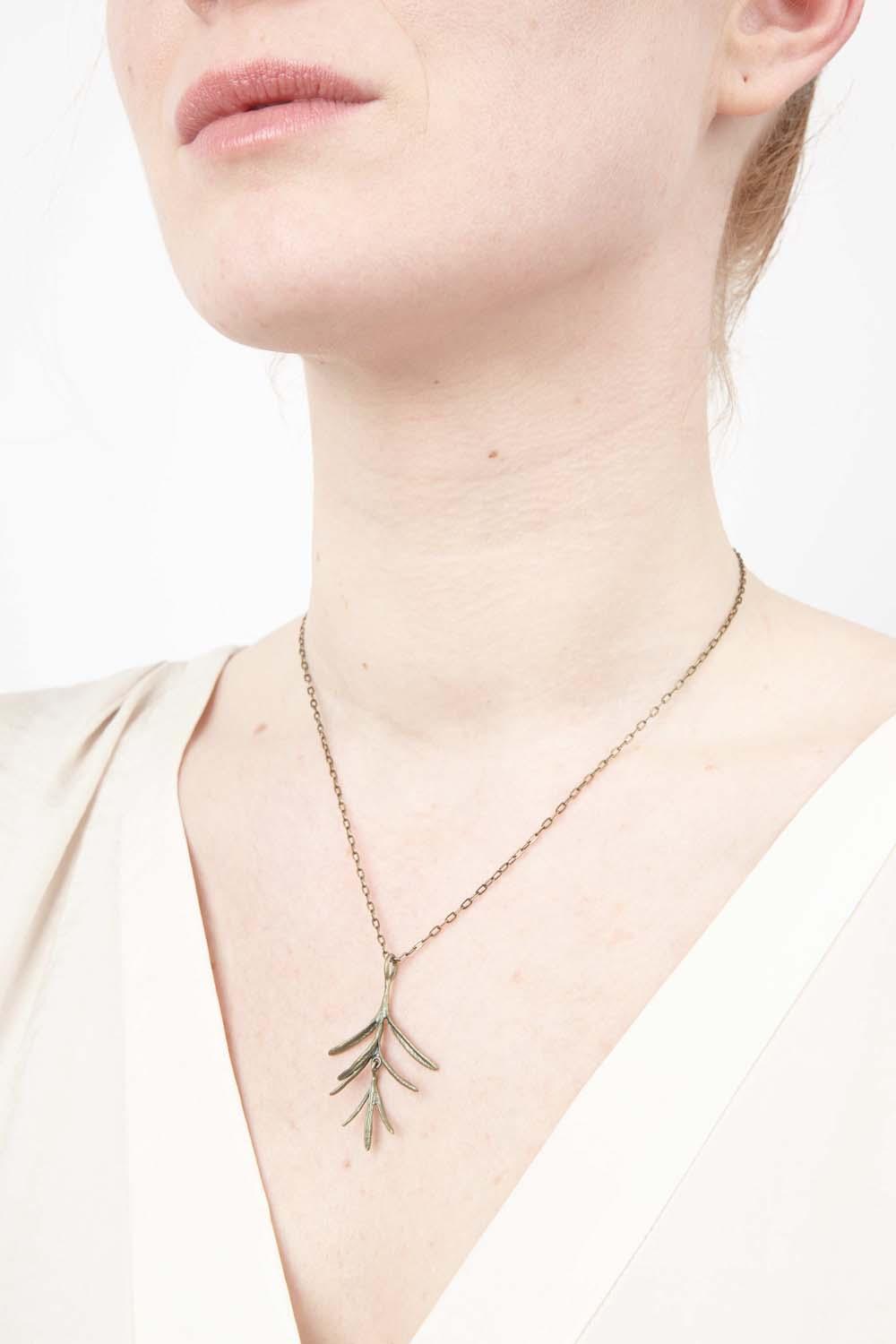 Petite Herb - Rosemary Pendant - Michael Michaud Jewellery