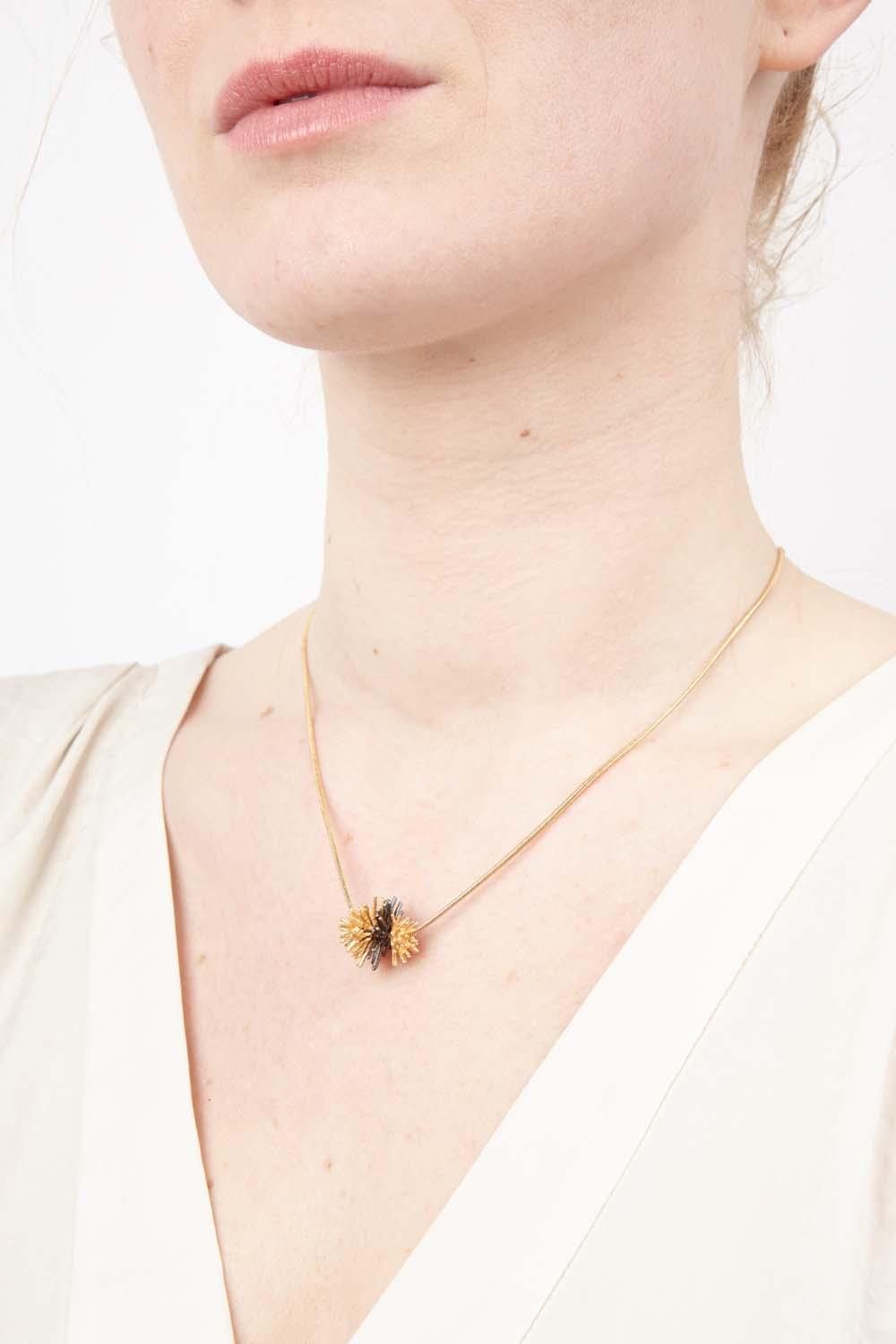 Gone To Seed Pendant - Two Tone Triple Seed - Michael Michaud Jewellery