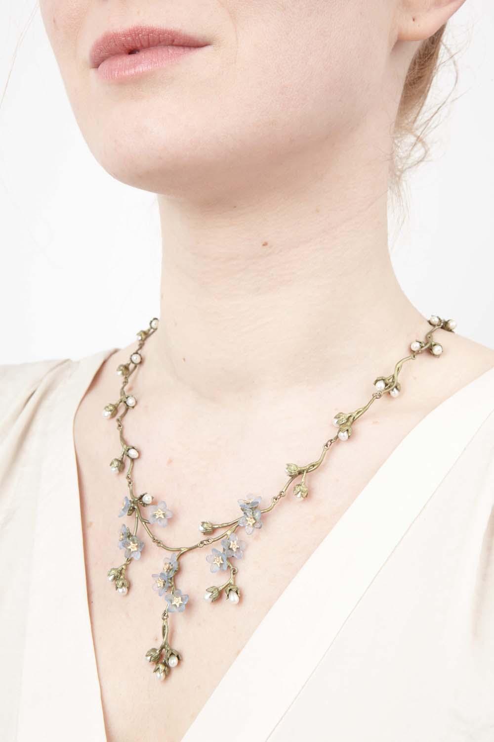 Forget Me Not Necklace - Contour - Michael Michaud Jewellery