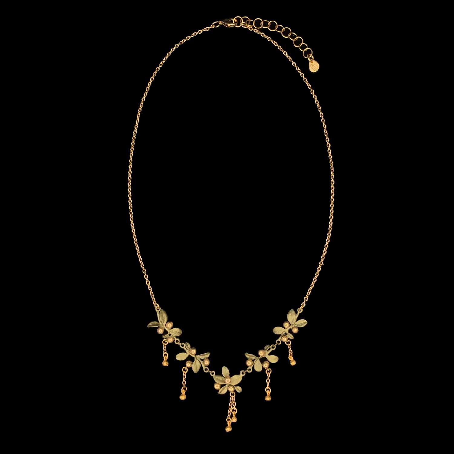 Golden Myrtle Necklace - Michael Michaud Jewellery