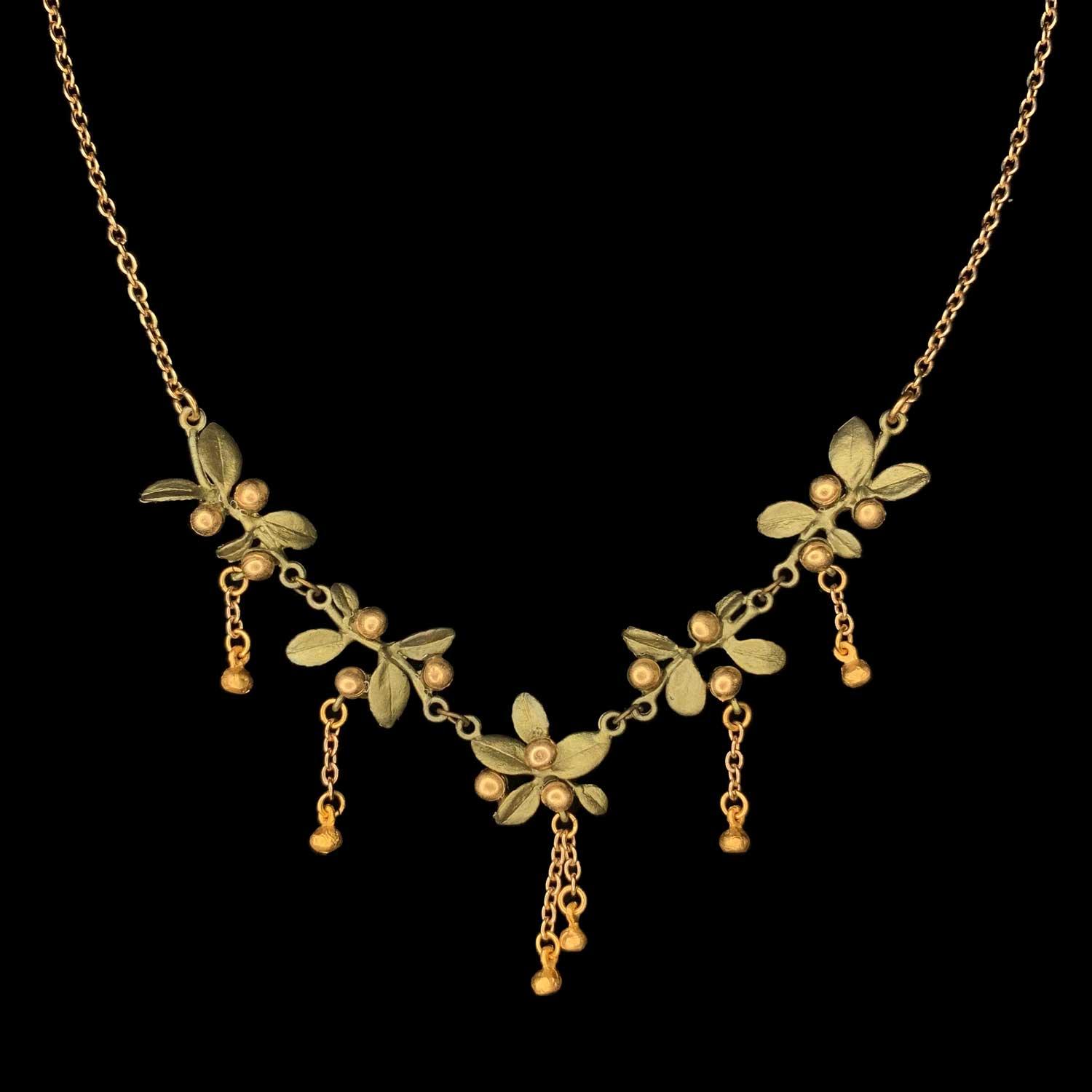 Golden Myrtle Necklace - Michael Michaud Jewellery