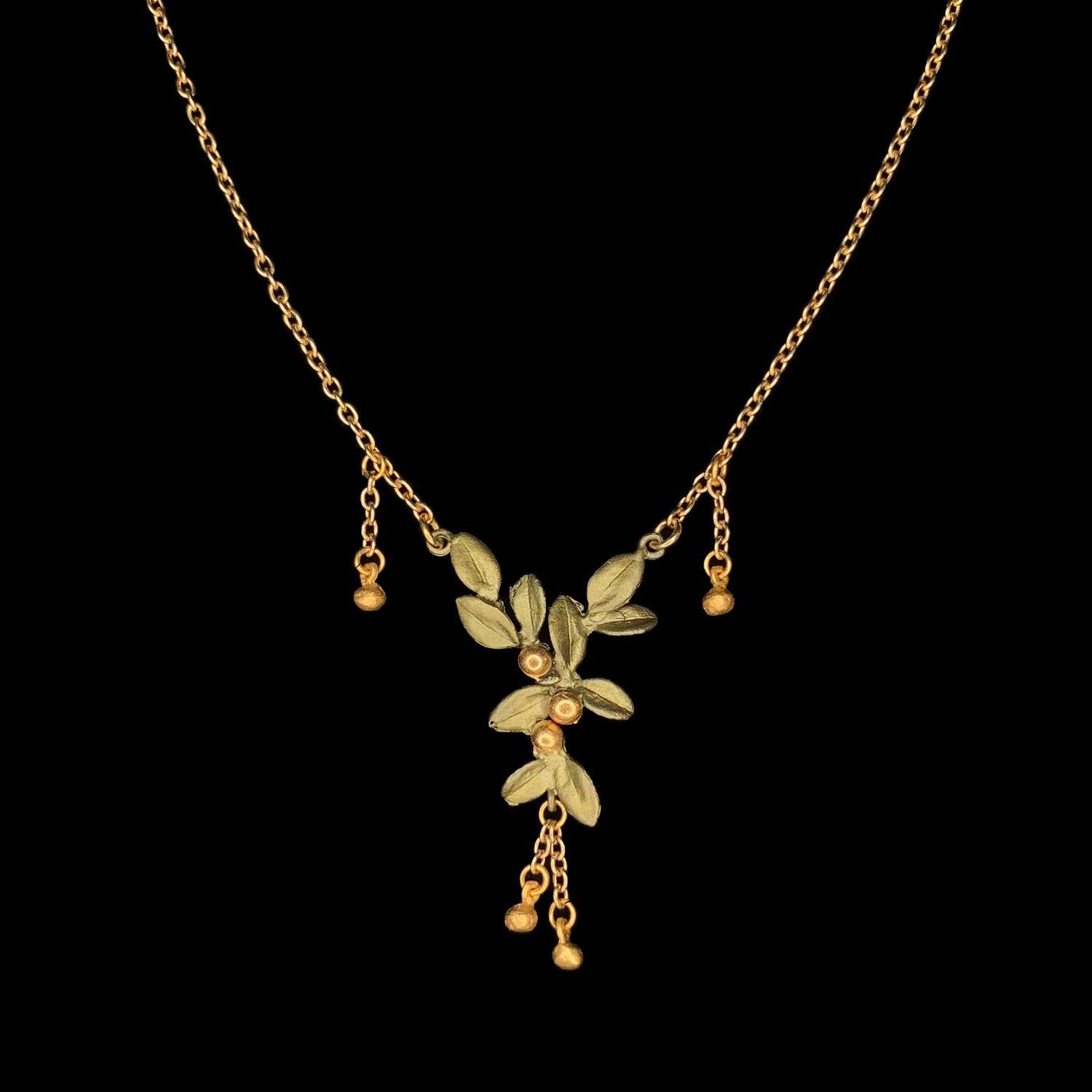 Golden Myrtle Pendant - Michael Michaud Jewellery