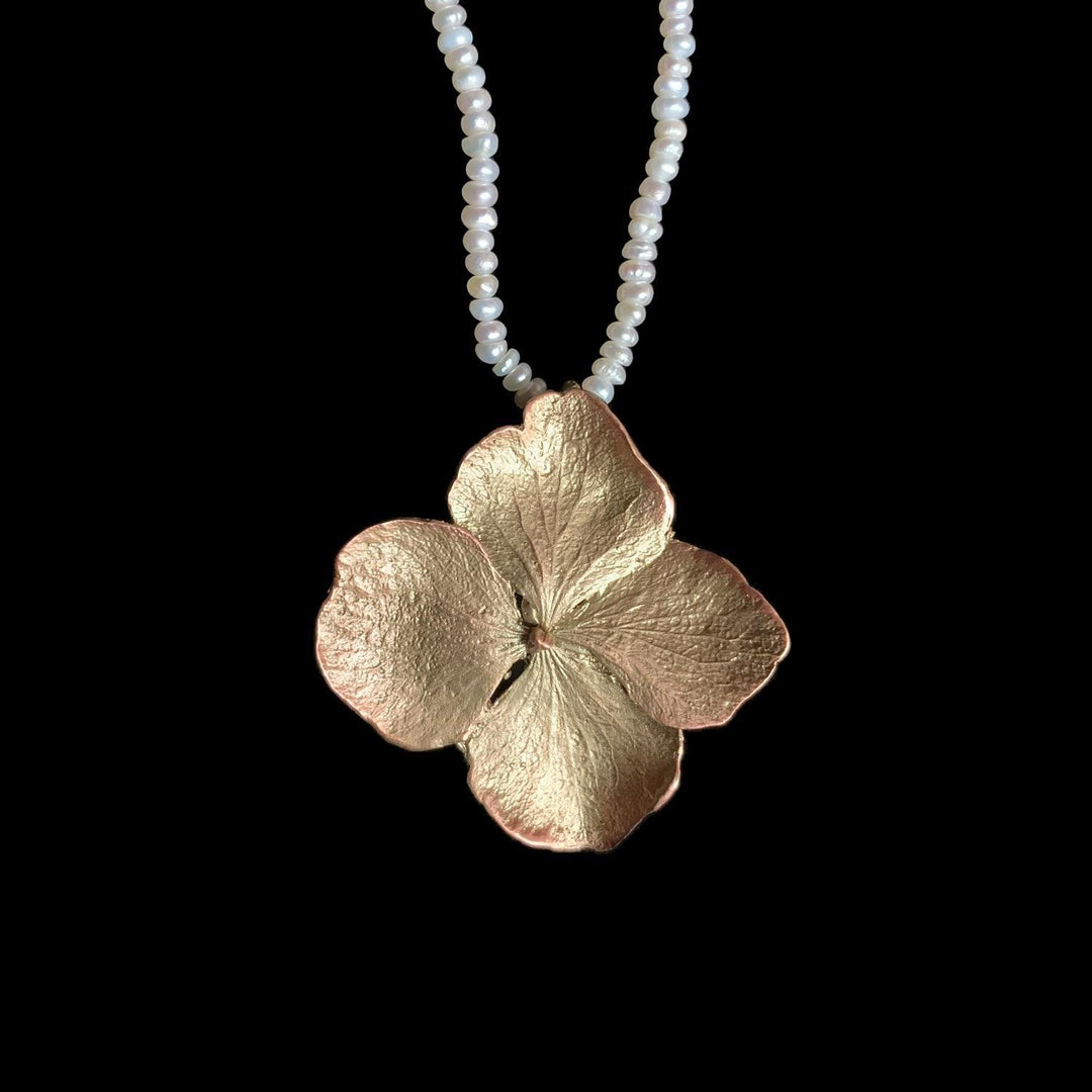 Hydrangea Pendant - Single Petal - Michael Michaud Jewellery