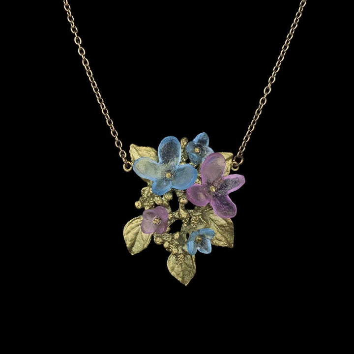 Hydrangea Teller Blue Pendant - Cluster - Michael Michaud Jewellery