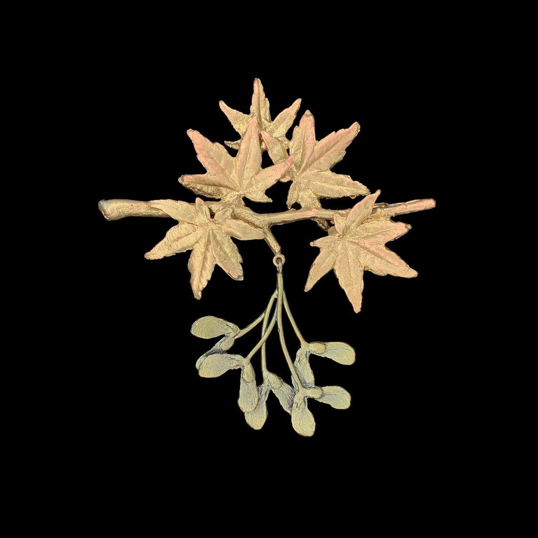 Japanese Maple Brooch - Statement - Michael Michaud Jewellery