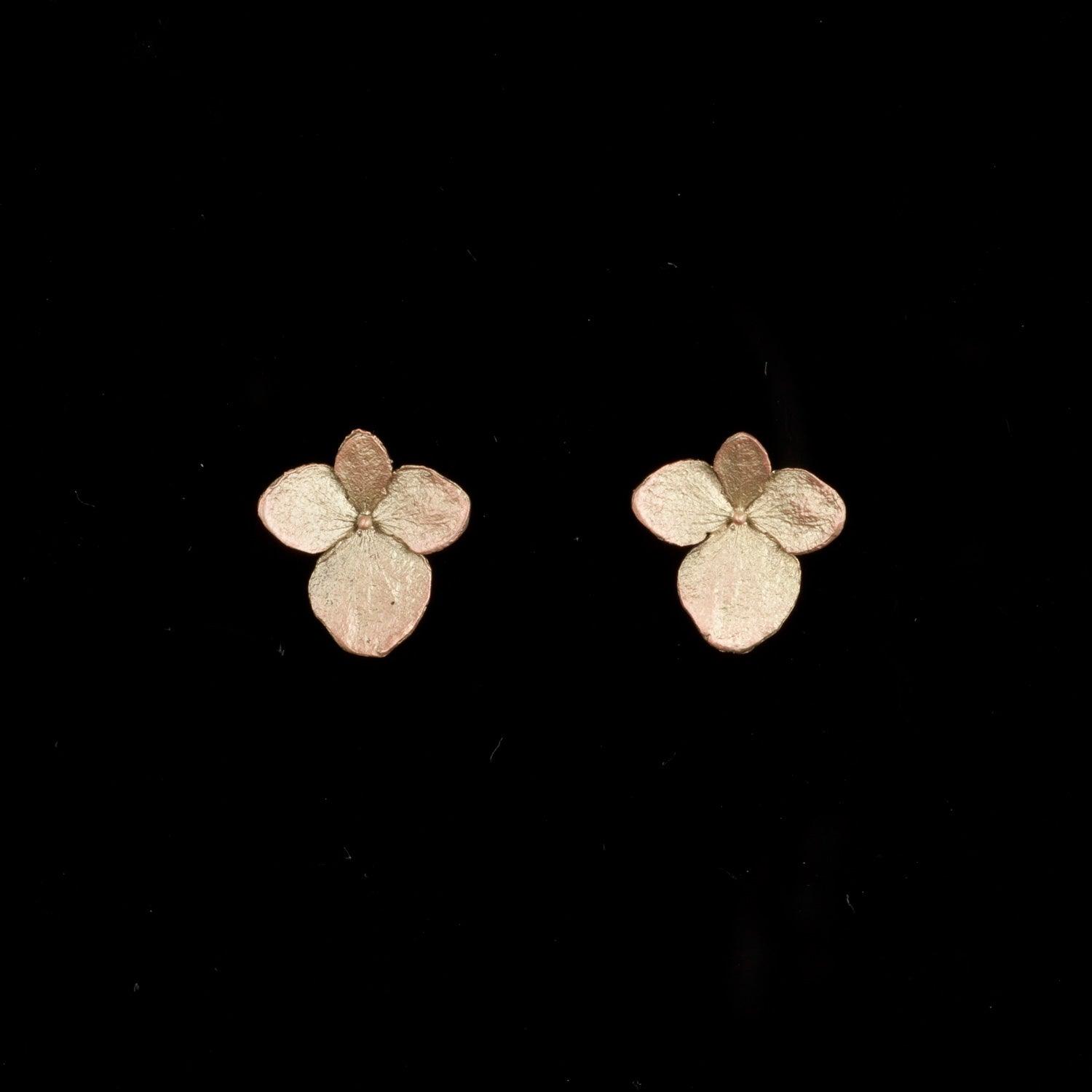 Hydrangea Earrings - Petal Post - Michael Michaud Jewellery