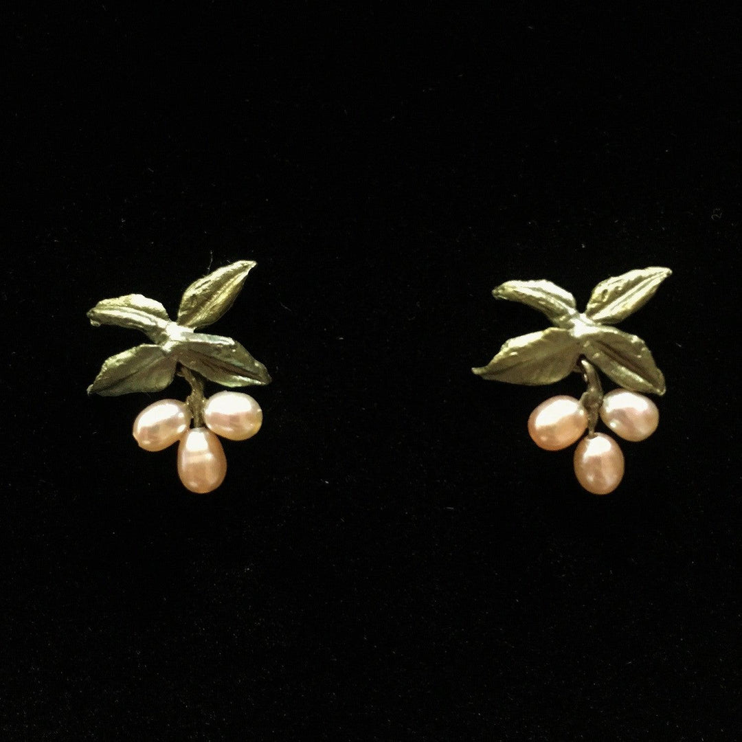 Pink Wisteria Clip Earrings - Michael Michaud Jewellery