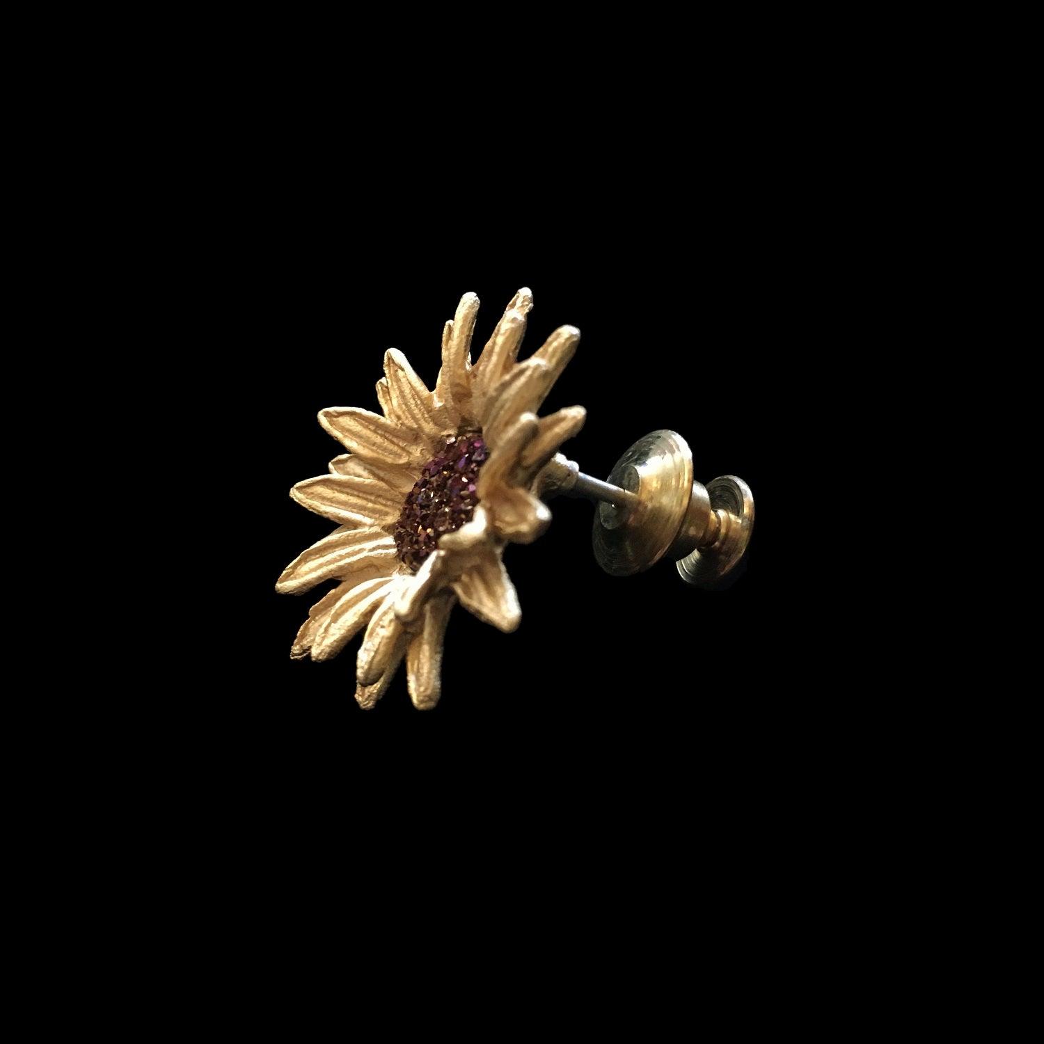 Sunflower Pin - Michael Michaud Jewellery