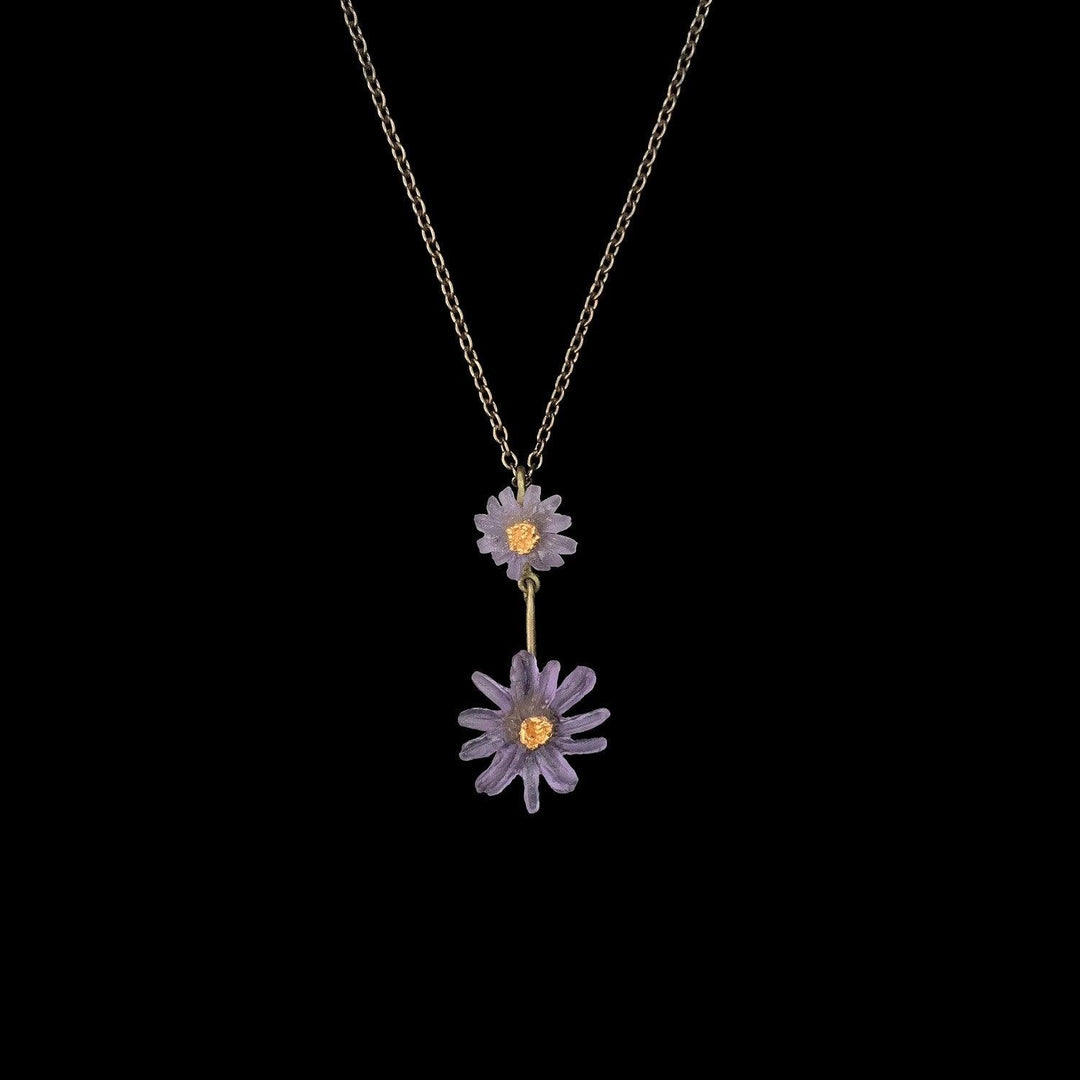 Aster Pendant - Double Drop - Michael Michaud Jewellery