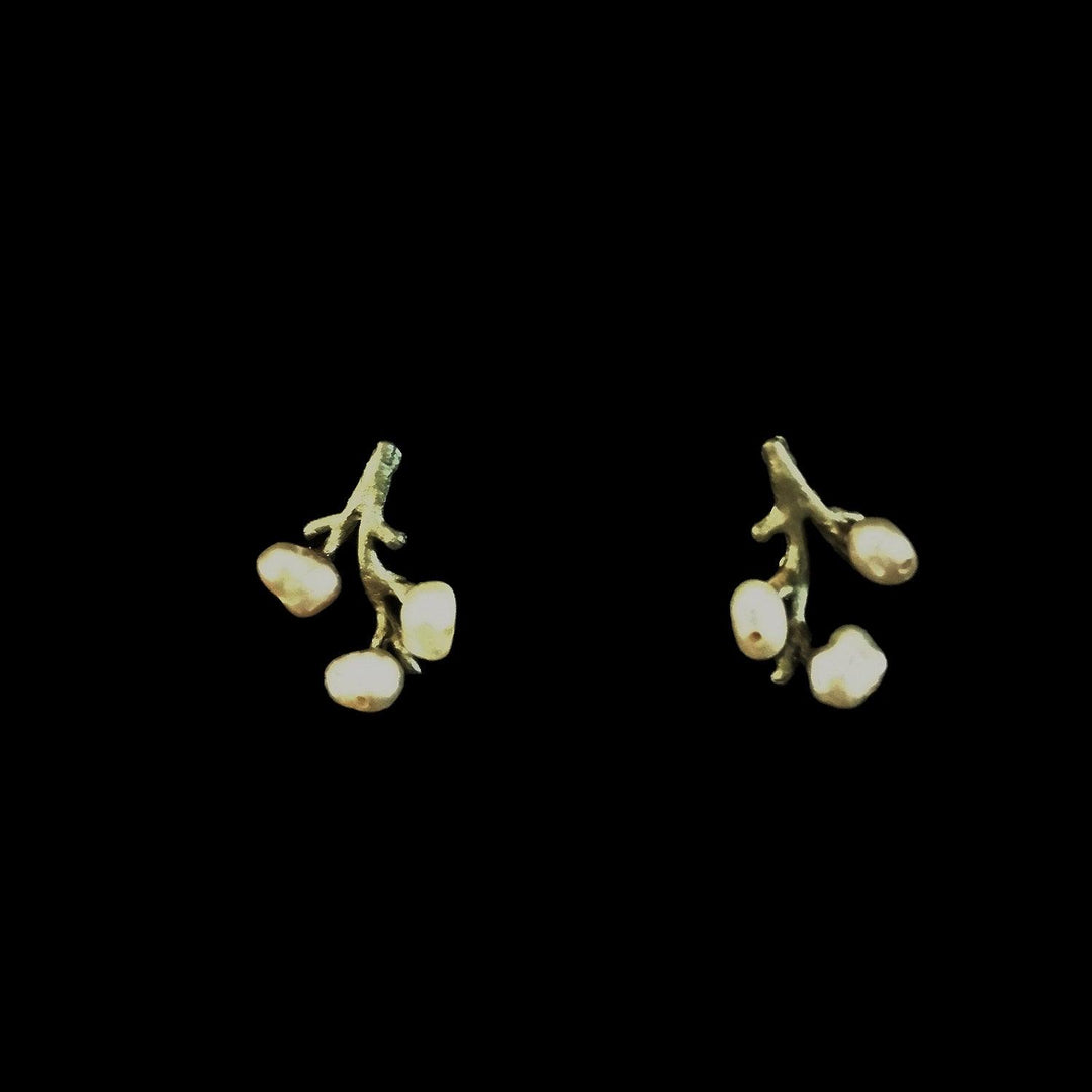 Seaweed Earrings - Post - Michael Michaud Jewellery