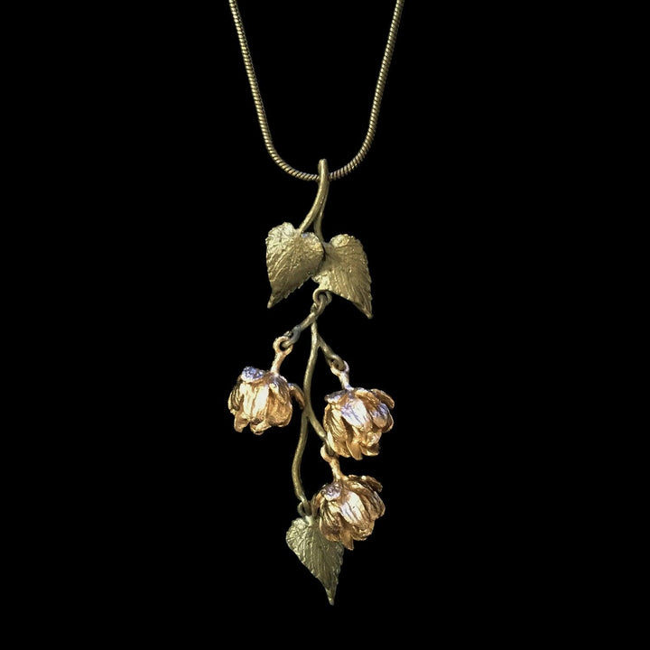 Hops Pendant - Dangle - Michael Michaud Jewellery