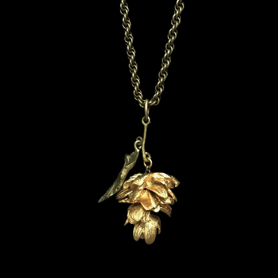 Hops Pendant - Long - Michael Michaud Jewellery