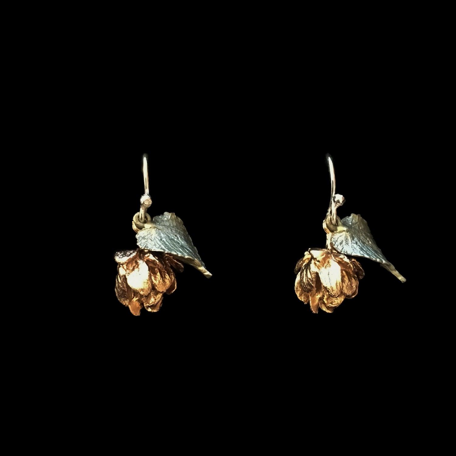 Hops Earrings - Petite Wire - Michael Michaud Jewellery