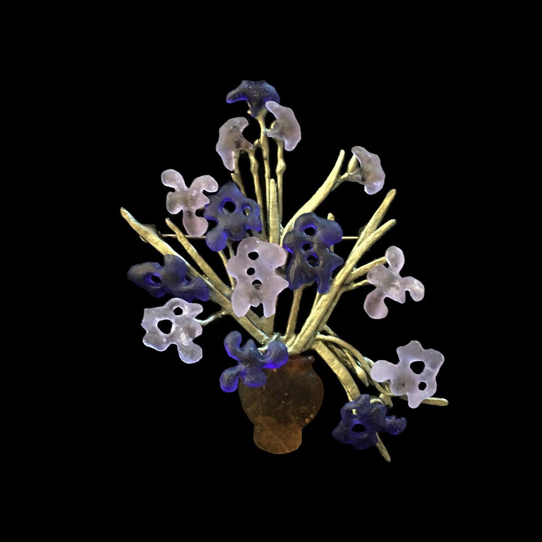 Van Gogh Irises Brooch - Michael Michaud Jewellery