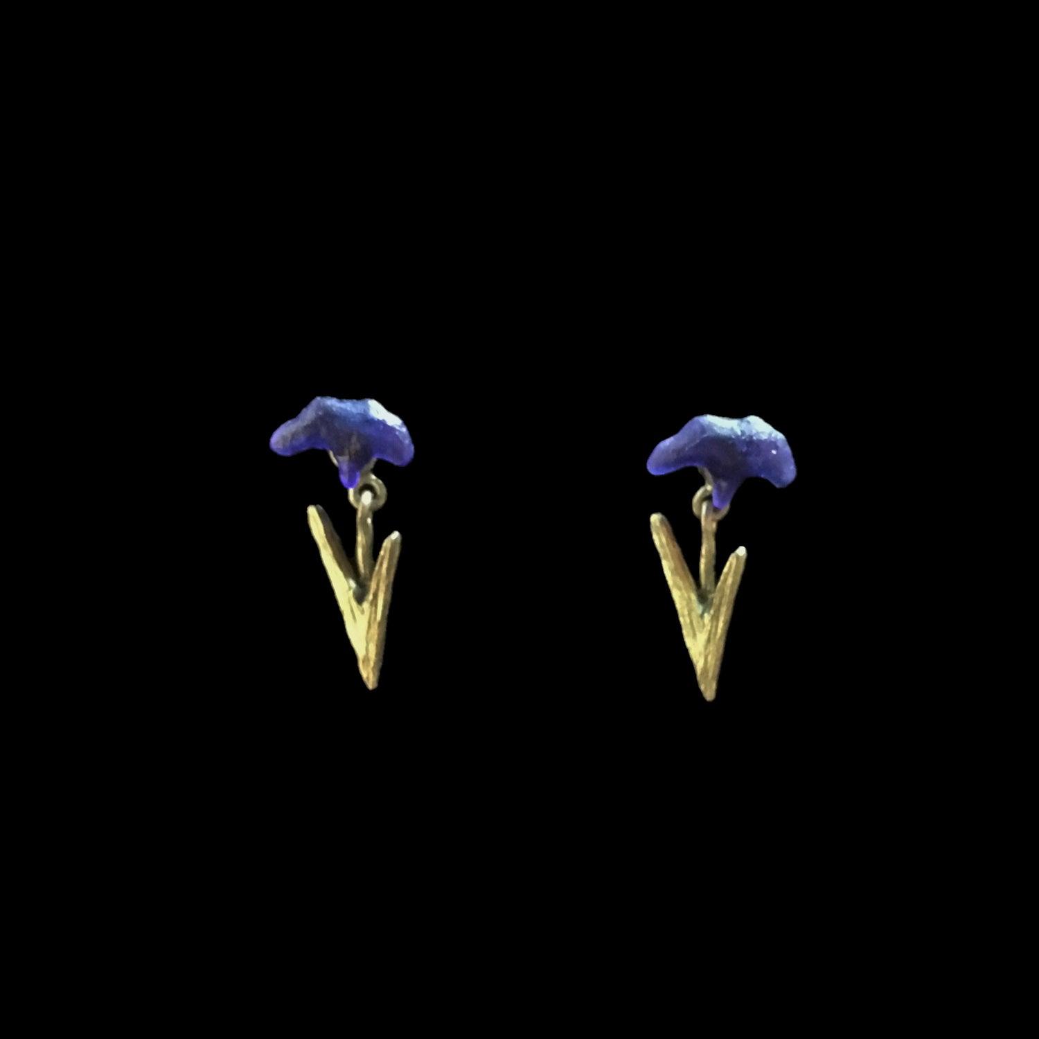 Van Gogh Irises Earrings - Post - Michael Michaud Jewellery