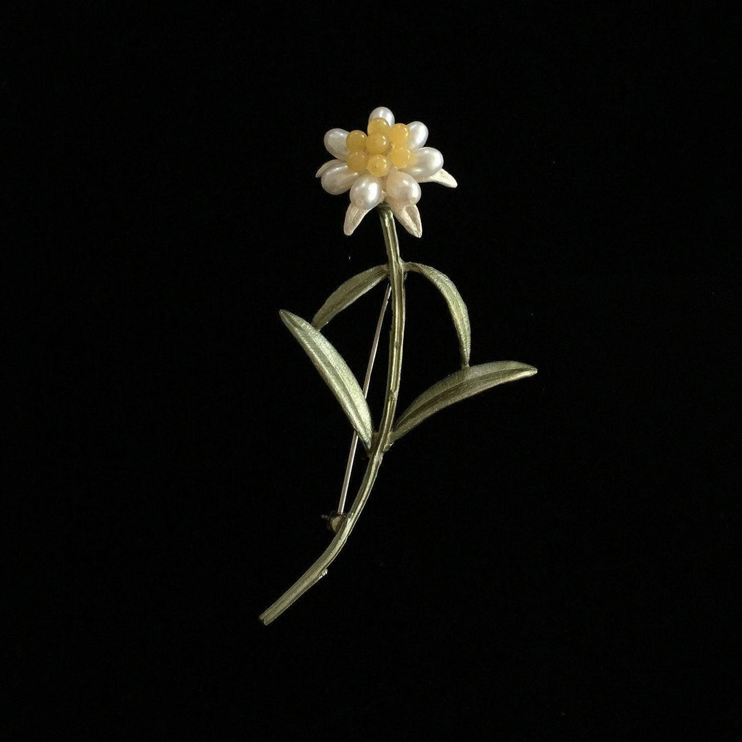 Edelweiss Brooch - Michael Michaud Jewellery