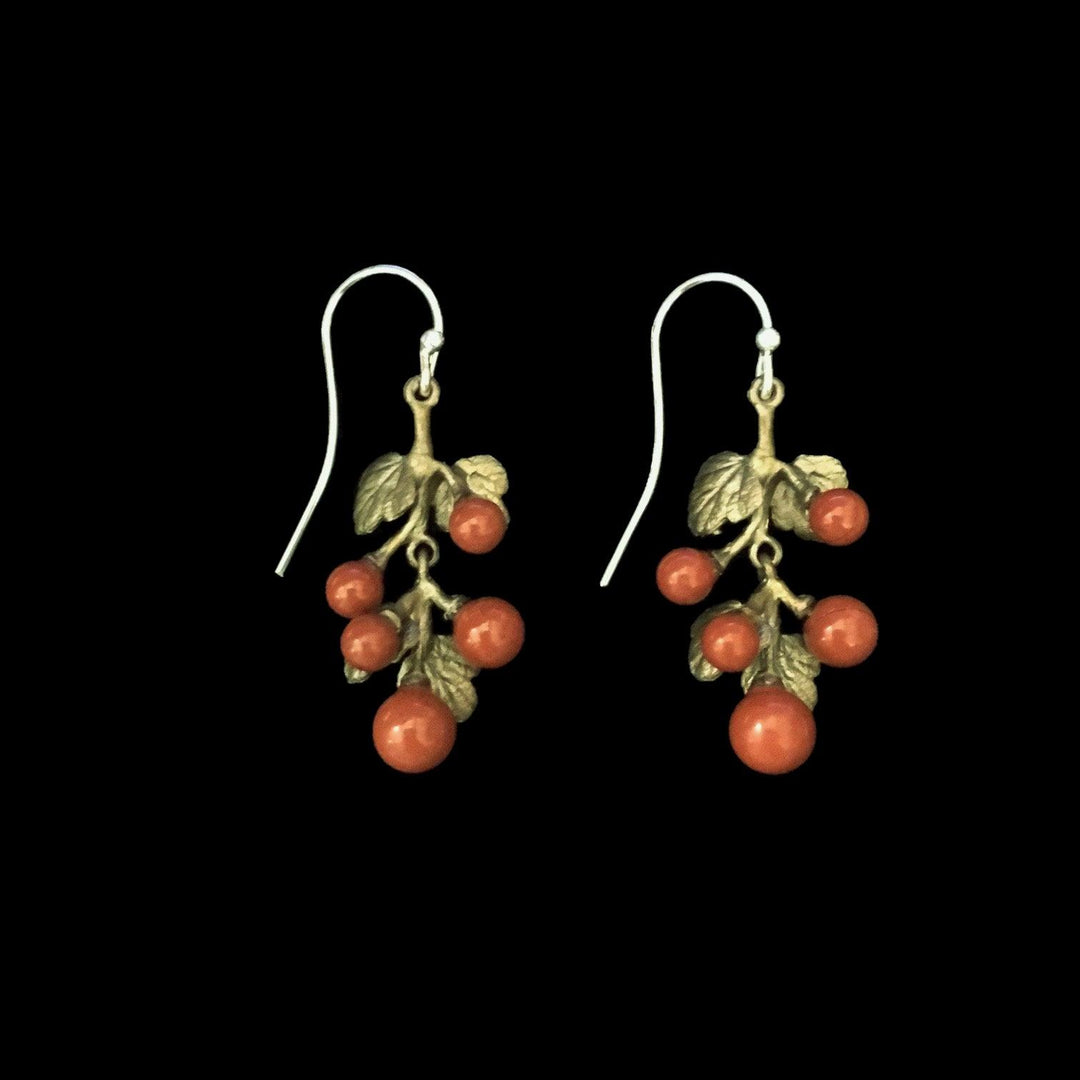 Gooseberry Earrings - Long Wire - Michael Michaud Jewellery