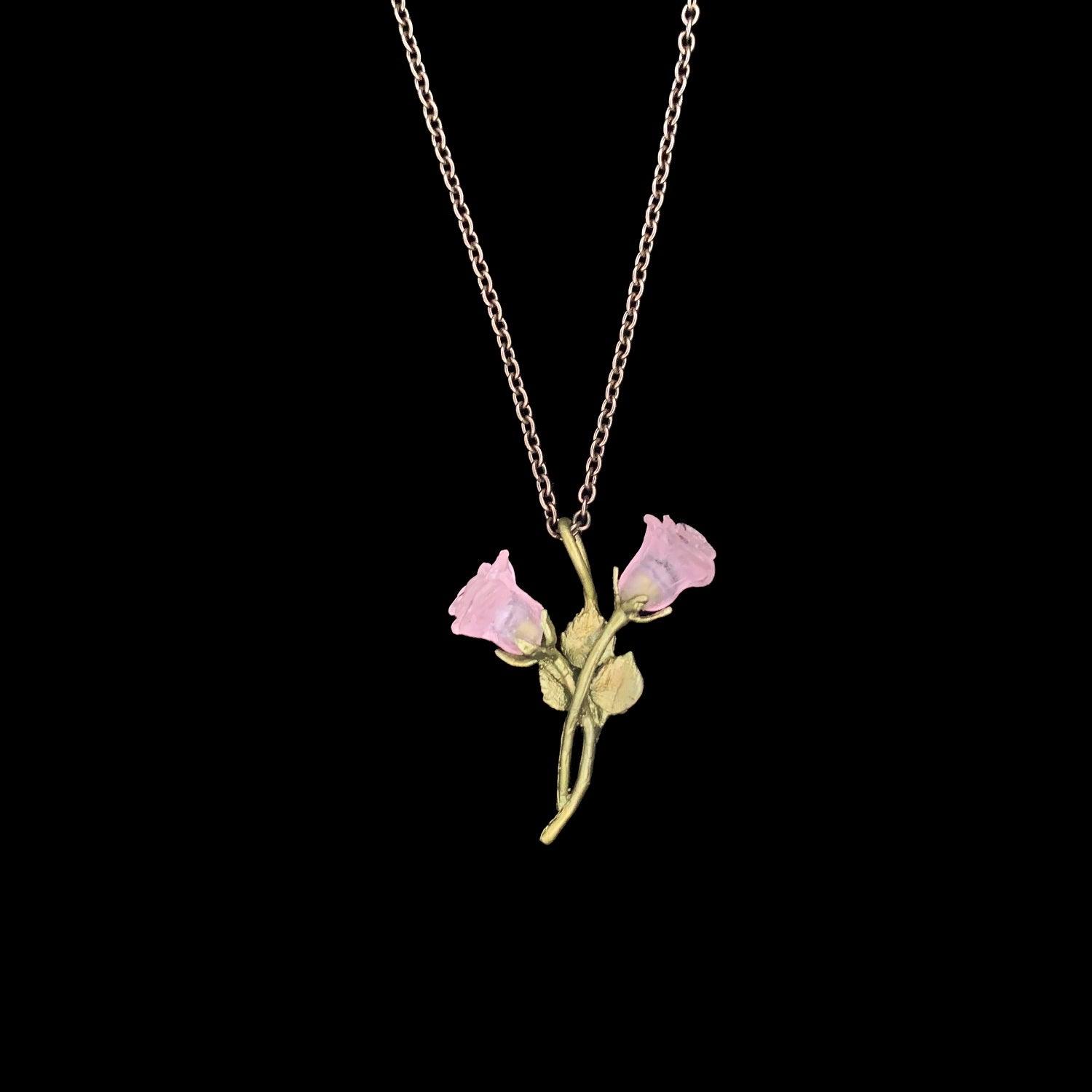 Blushing Rose Pendant - Dainty - Michael Michaud Jewellery