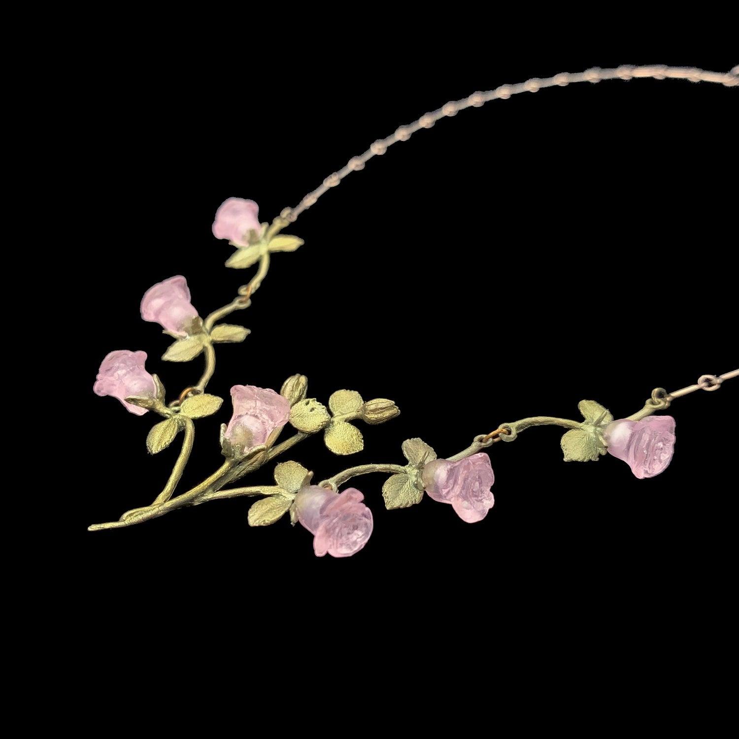 Blushing Rose Necklace - Vines - Michael Michaud Jewellery