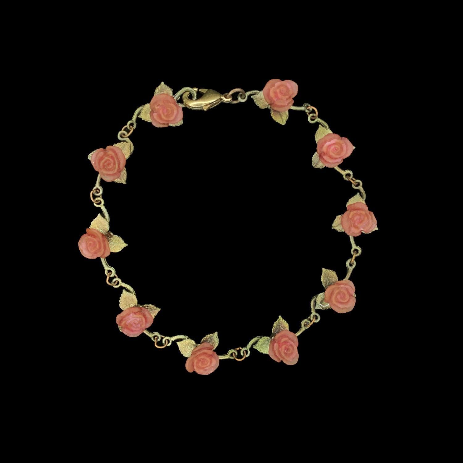 Red Rose Bracelet - Michael Michaud Jewellery