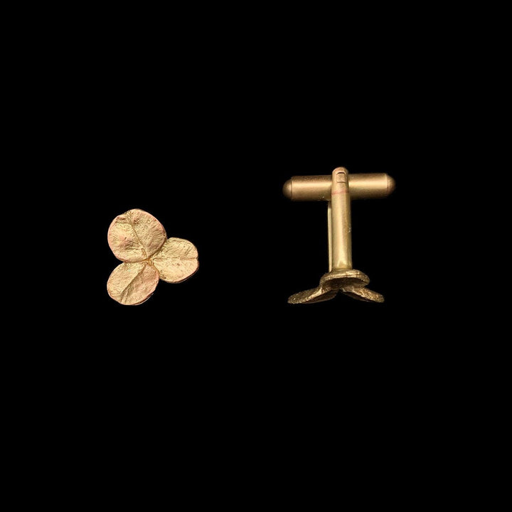 Clover Cufflinks - Michael Michaud Jewellery