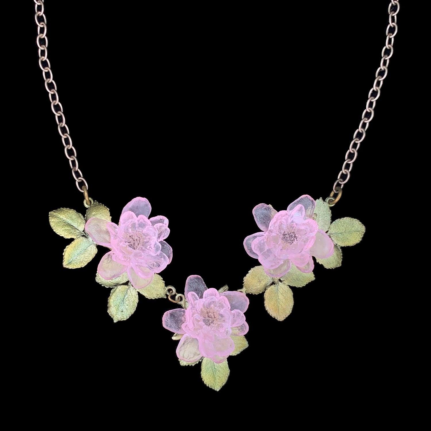 Blushing Rose Necklace - Statement - Michael Michaud Jewellery