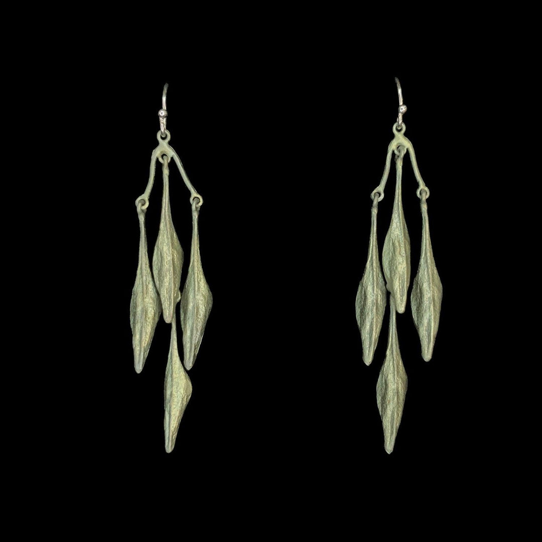 Bonnet Orchid Earrings - Multi-Leaf - Michael Michaud Jewellery