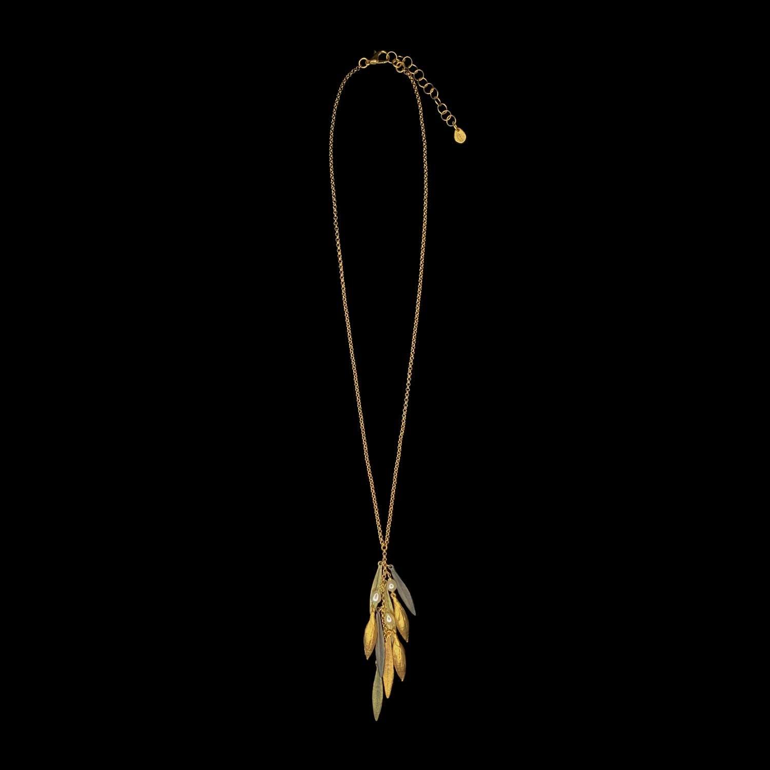 Leaf and Bud Pendant - Multi - Michael Michaud Jewellery