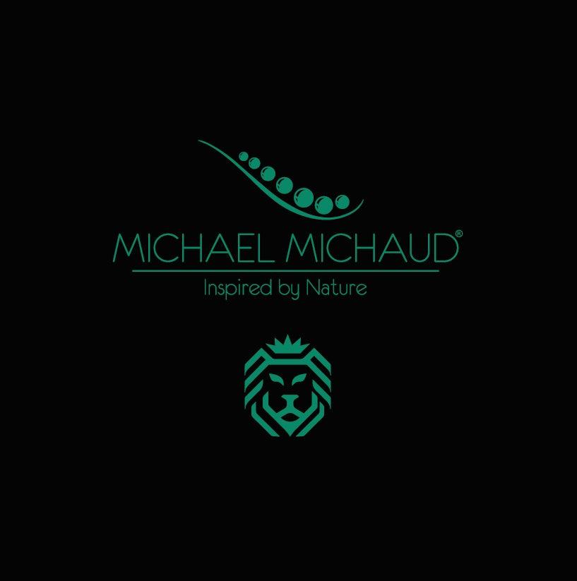 Spiral Geranium Earrings with Emeralds - Michael Michaud Jewellery
