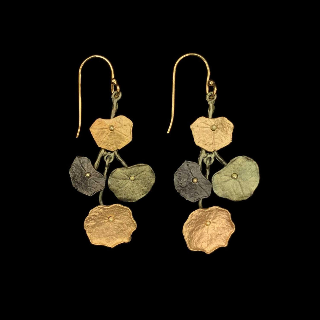 Nasturtium Earrings - Wire - Michael Michaud Jewellery