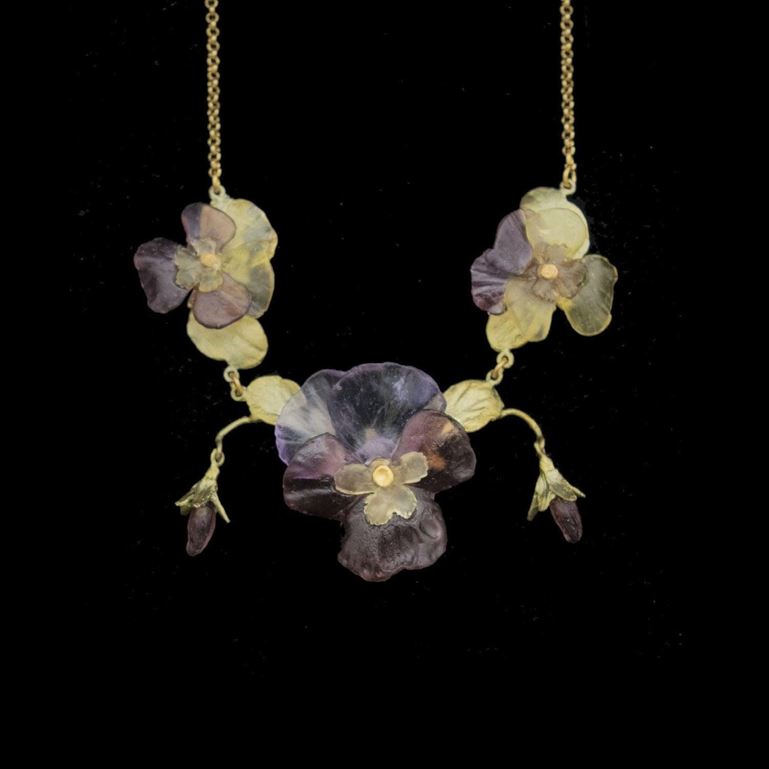 Pansies Necklace - Michael Michaud Jewellery