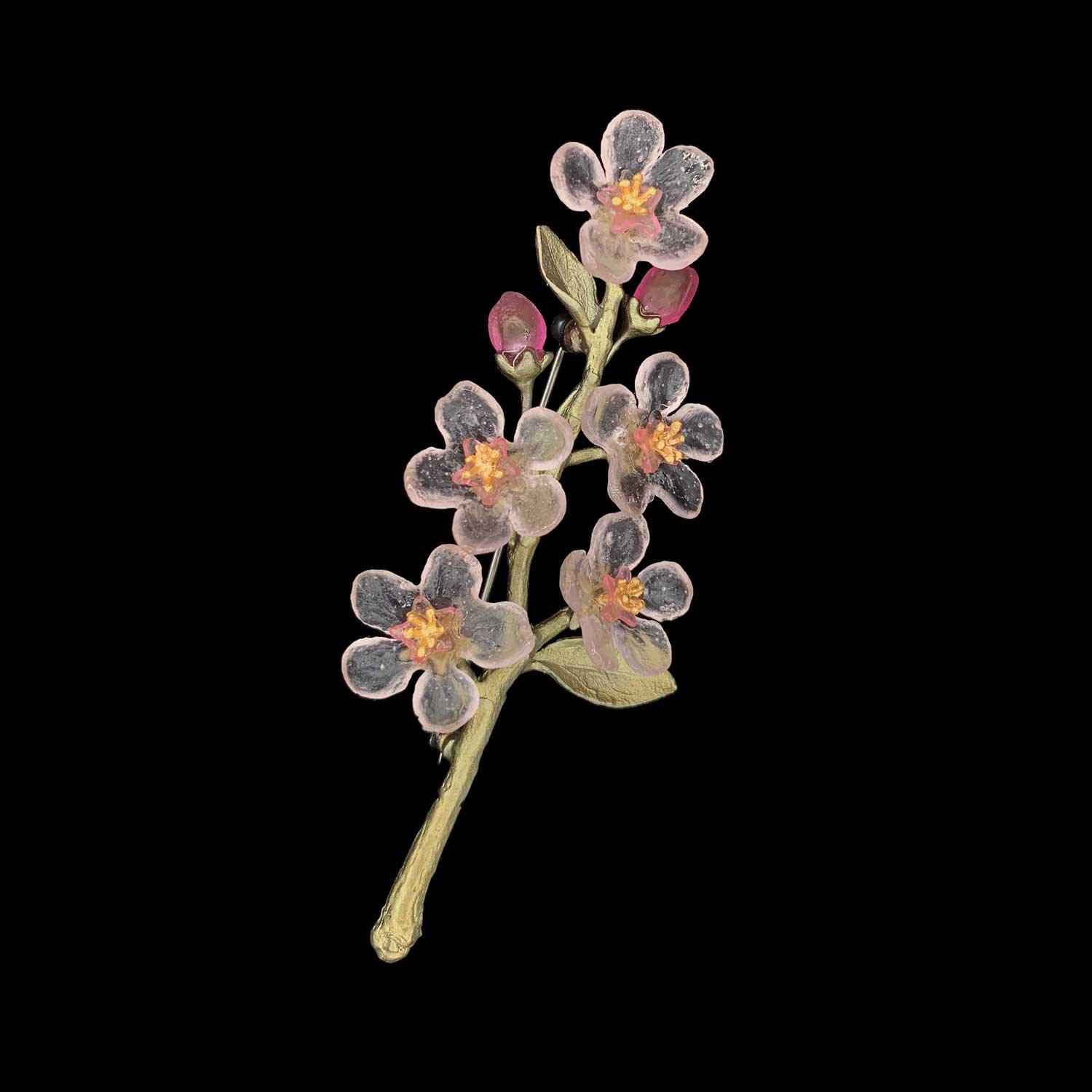 Peach Blossom Brooch - Michael Michaud Jewellery