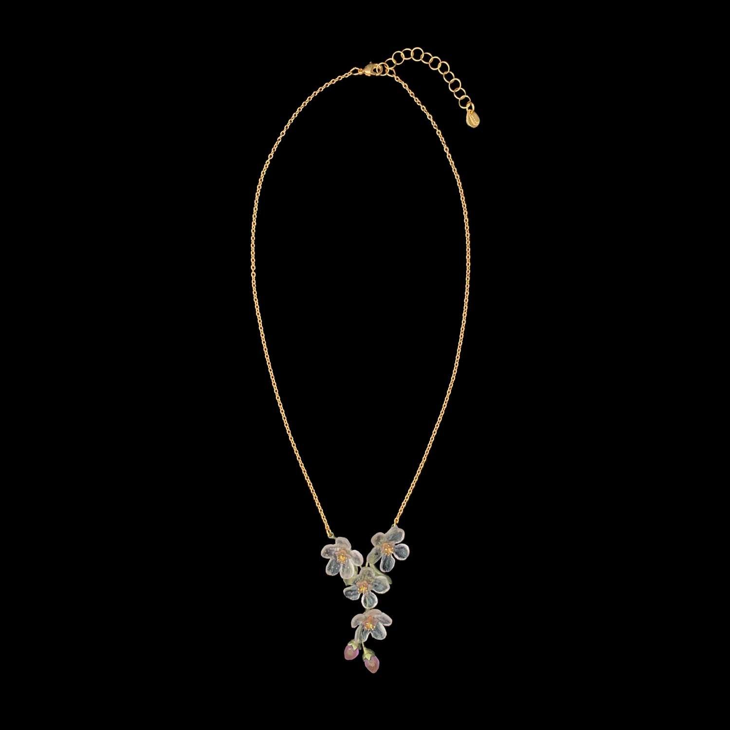 Peach Blossom Necklace - Flowers - Michael Michaud Jewellery
