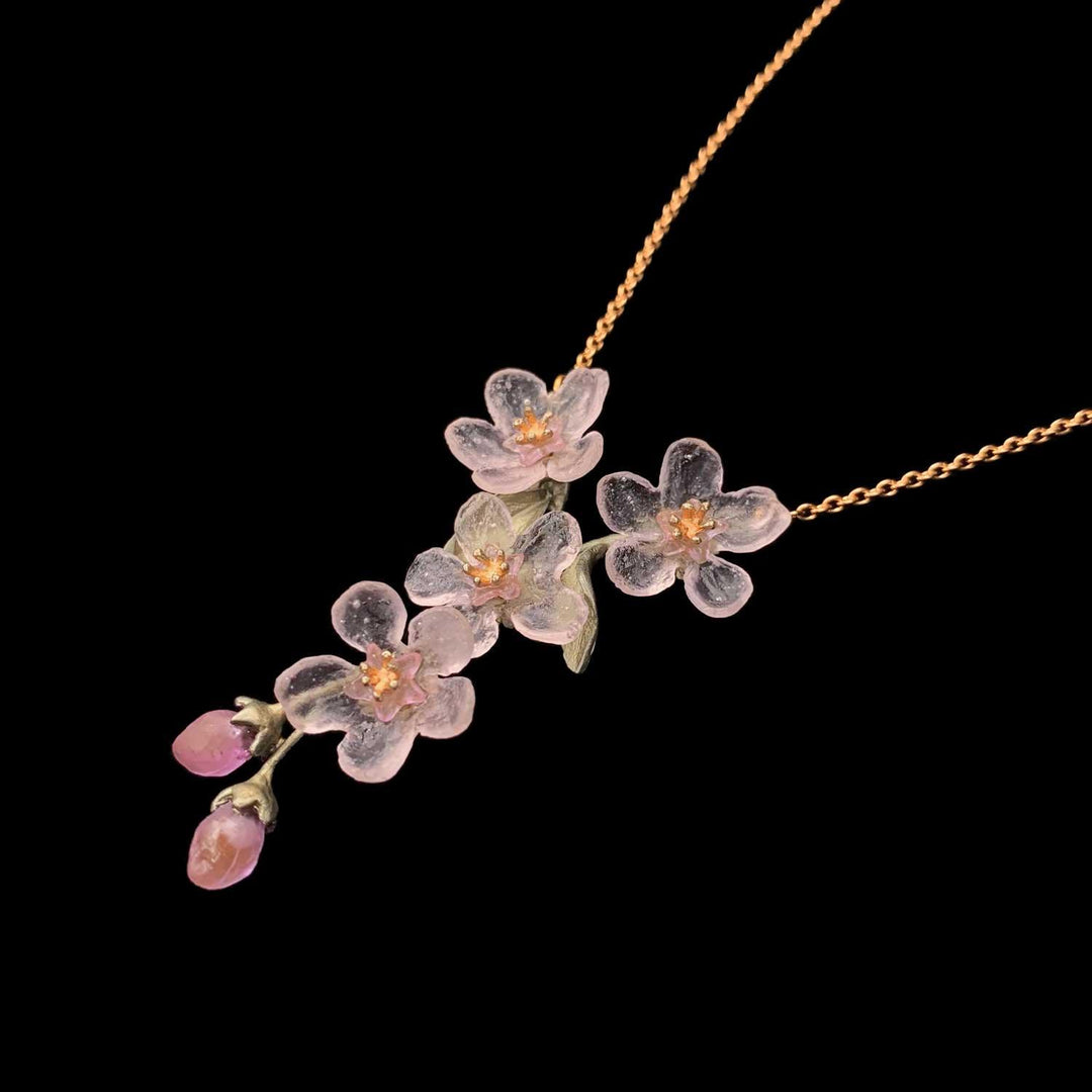 Peach Blossom Necklace - Flowers - Michael Michaud Jewellery