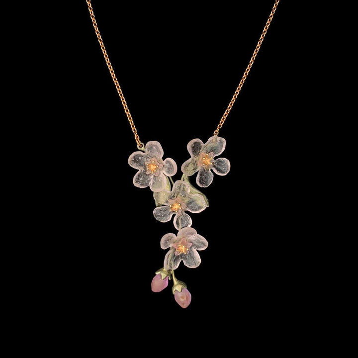 Peach Blossom Necklace - Flowers - Michael Michaud Jewellery