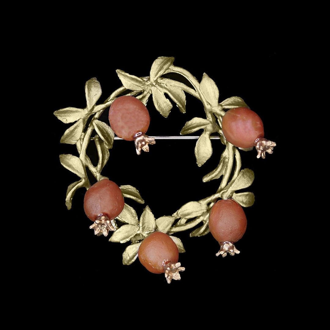 Pomegranate Brooch - Michael Michaud Jewellery