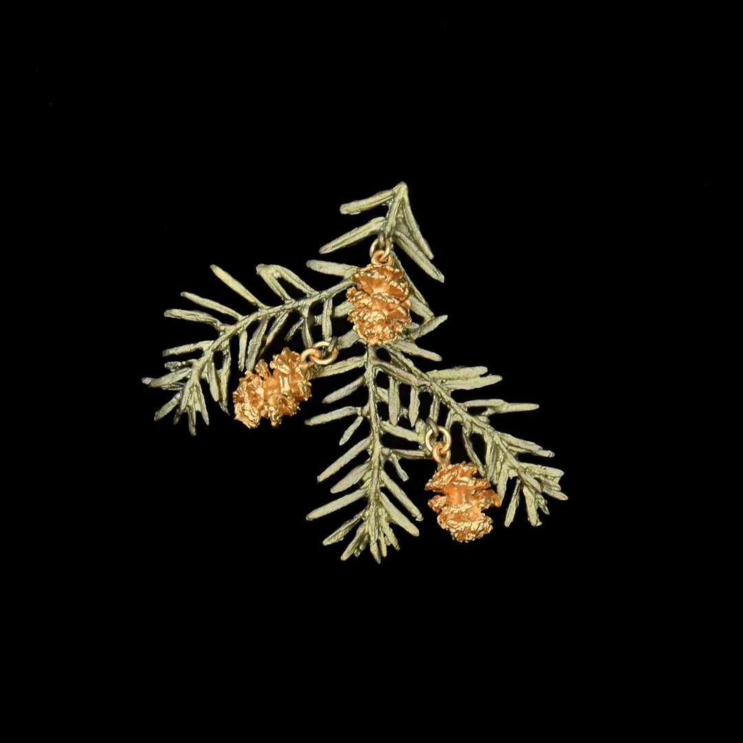 Pine Needle Brooch - Michael Michaud Jewellery