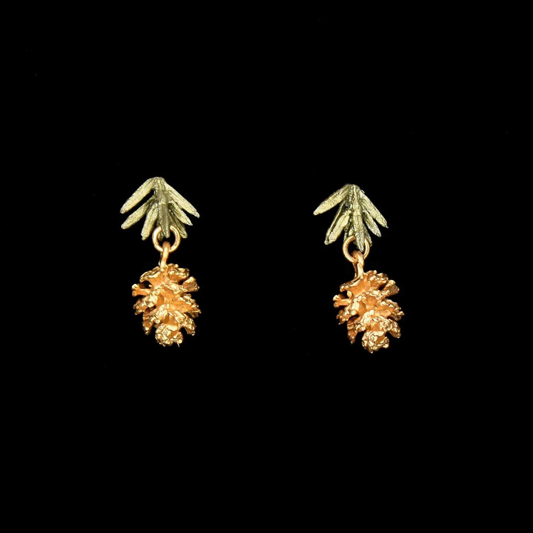 Pine Needle Earrings - Post - Michael Michaud Jewellery