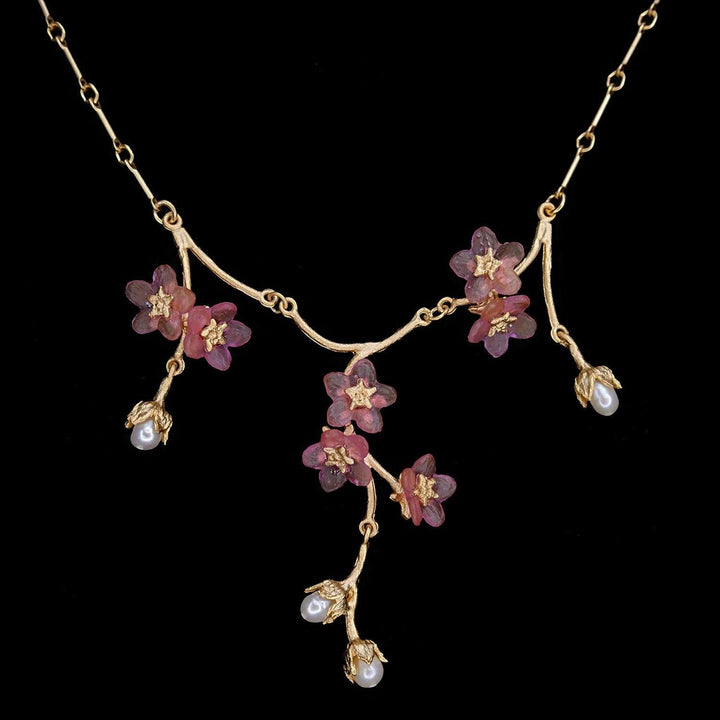 Pinkie Winkie Necklace - Flower Drop - Michael Michaud Jewellery