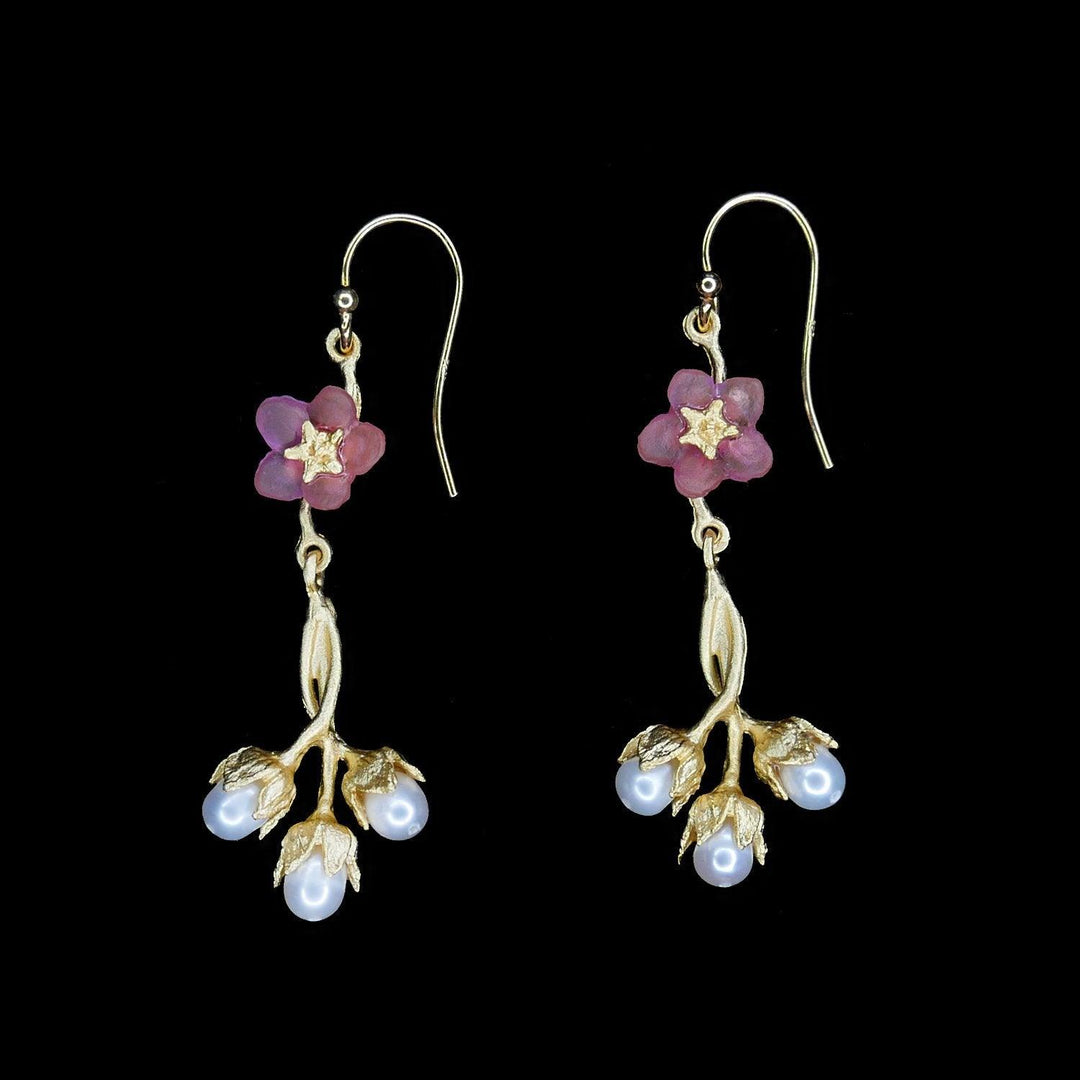 Pinkie Winkie Earrings - Flower Wire - Michael Michaud Jewellery