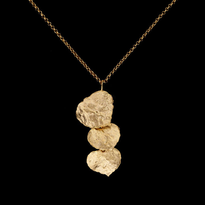 Fine Quaking Aspen Pendant - Michael Michaud Jewellery