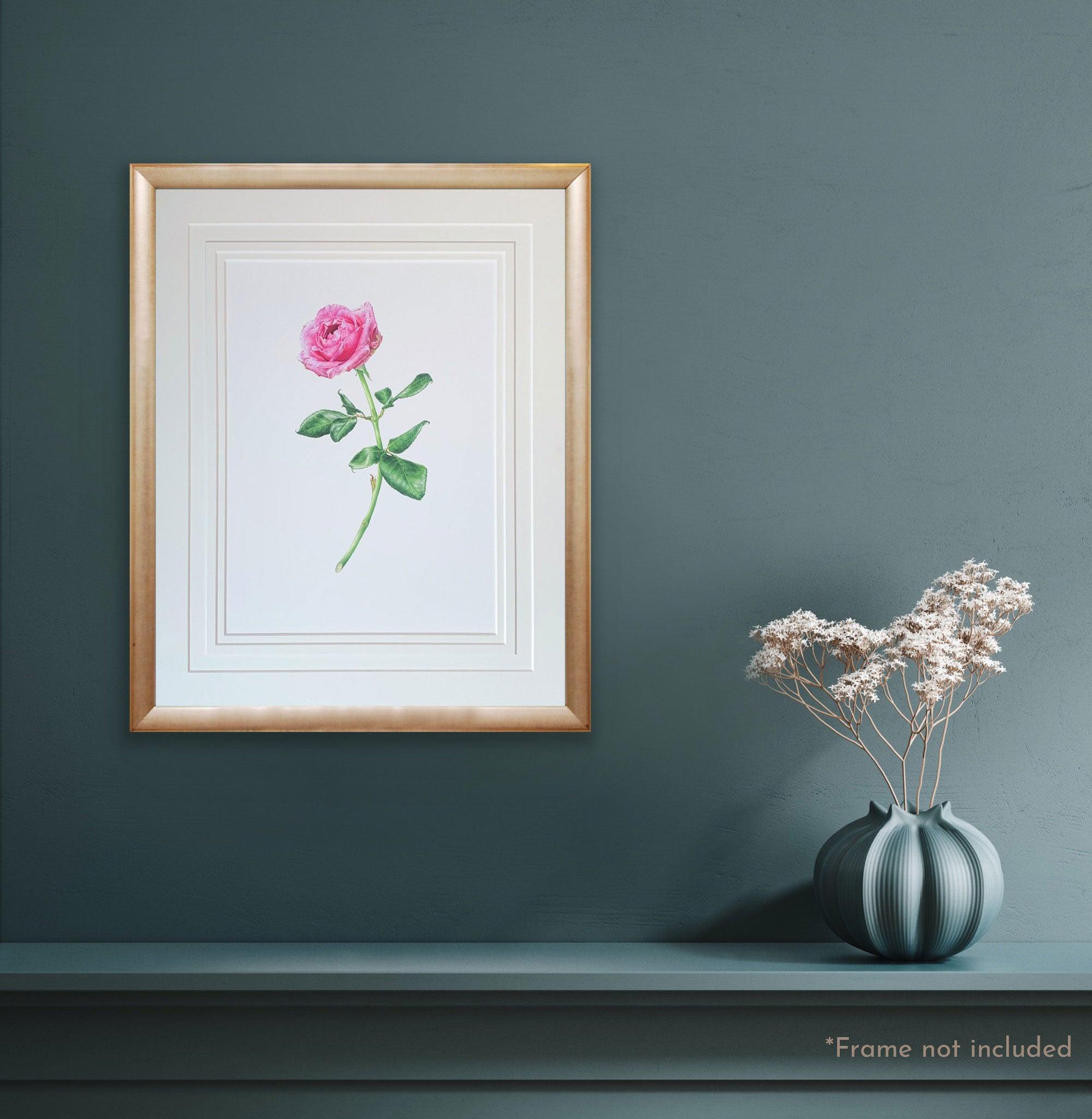 Limited Edition Print "Pink Rose" - Michael Michaud Jewellery