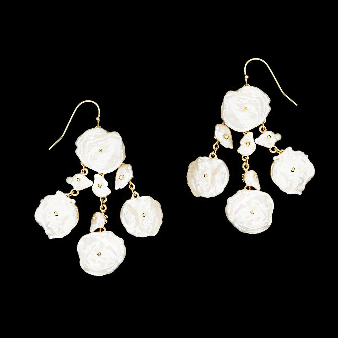 Fine Silver Dollar Earrings - Chandelier - Michael Michaud Jewellery