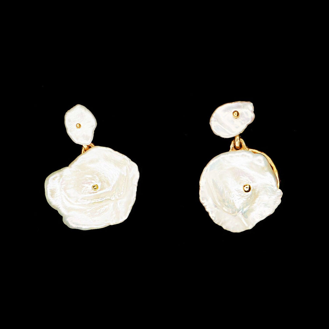 Fine Silver Dollar Earrings - Post - Michael Michaud Jewellery