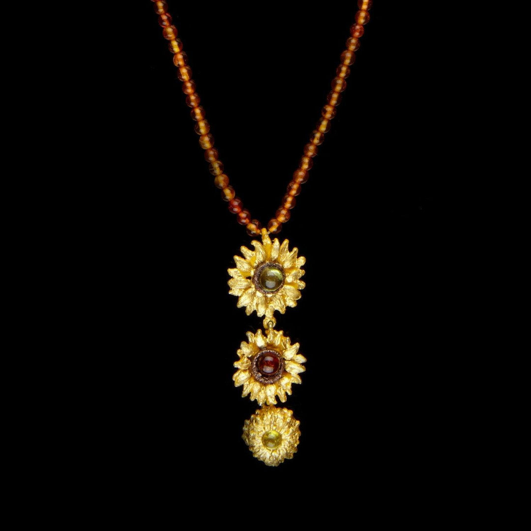 Van Gogh Sunflower Pendant - Drop - Michael Michaud Jewellery