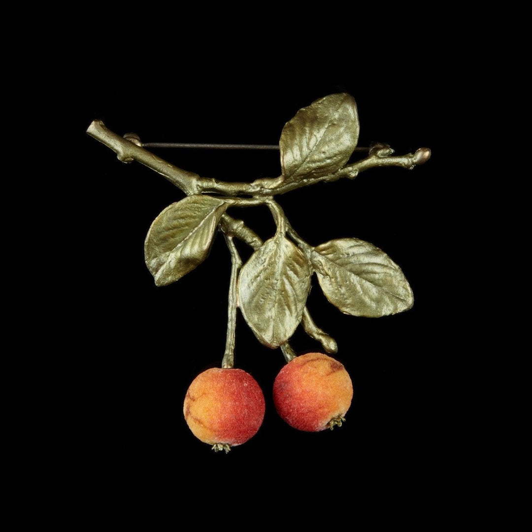 Crab Apple Brooch - Michael Michaud Jewellery