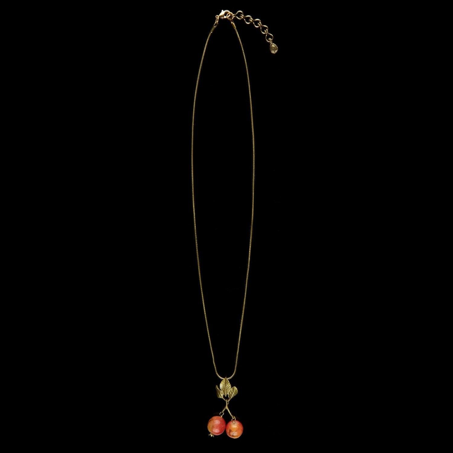 Crab Apple Pendant - Chain - Michael Michaud Jewellery
