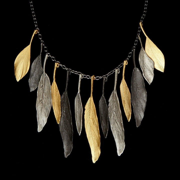 Feather Necklace - Tricolor - Michael Michaud Jewellery